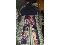girls adidas floral tracksuit